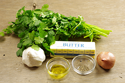 Cilantro Butter Ingredients