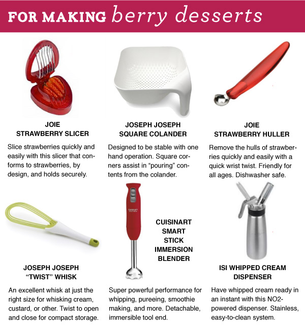 For Making Berry Desserts