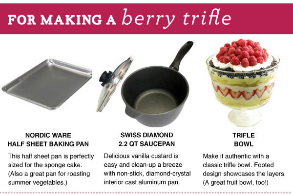 For Making a Berry Trifle