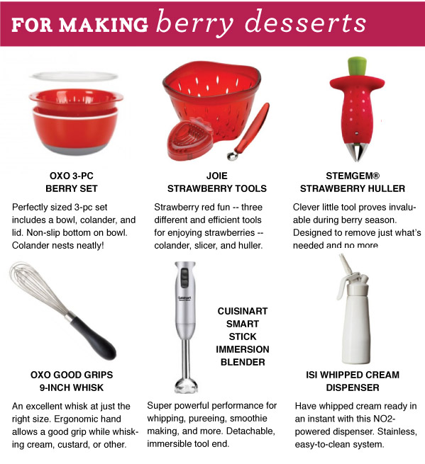 For Making Berry Desserts