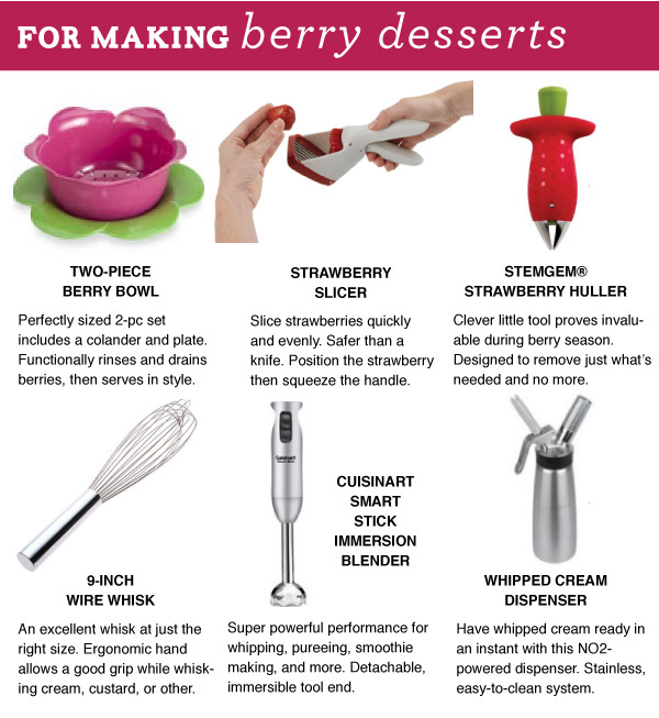 For Making Berry Desserts