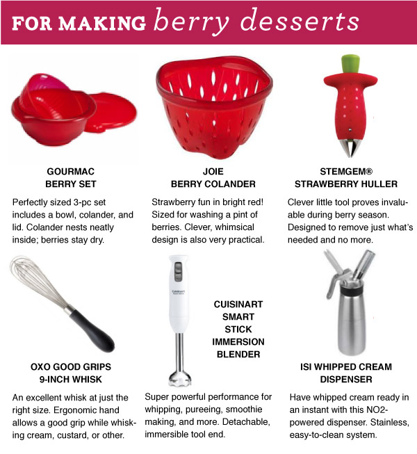 For Making Berry Desserts