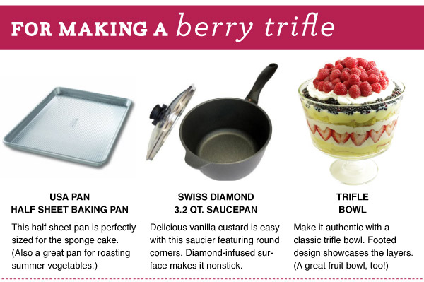 For Making a Berry Trifle
