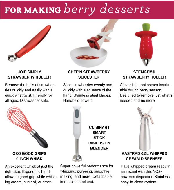 For Making Berry Desserts