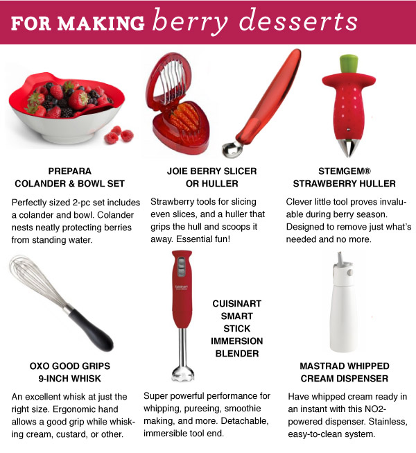 For Making Berry Desserts