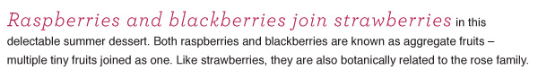 Raspberries and Blackberries