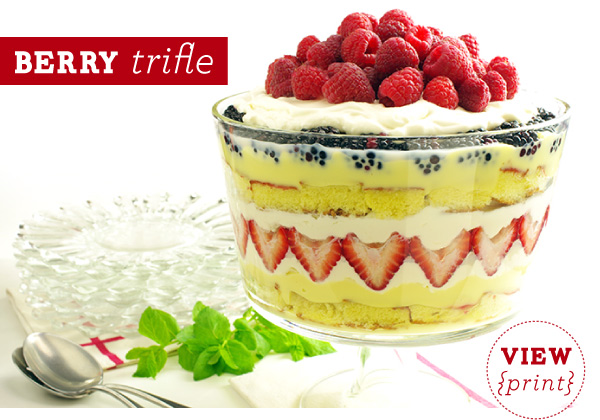 RECIPE: Berry Trifle