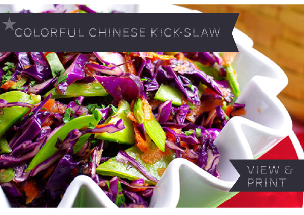 RECIPE: Colorful Chinese Kick-slaw