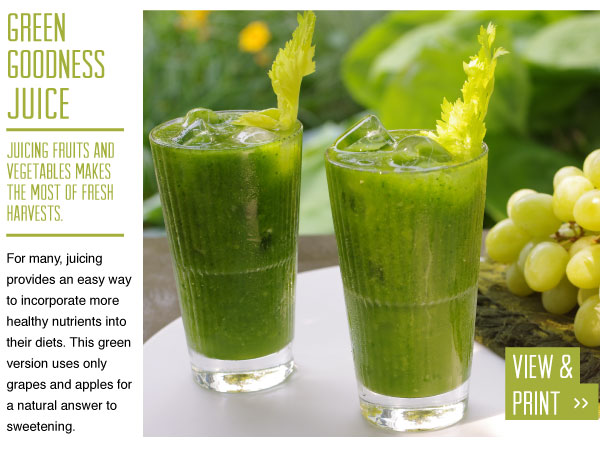 RECIPE: Green Goodness