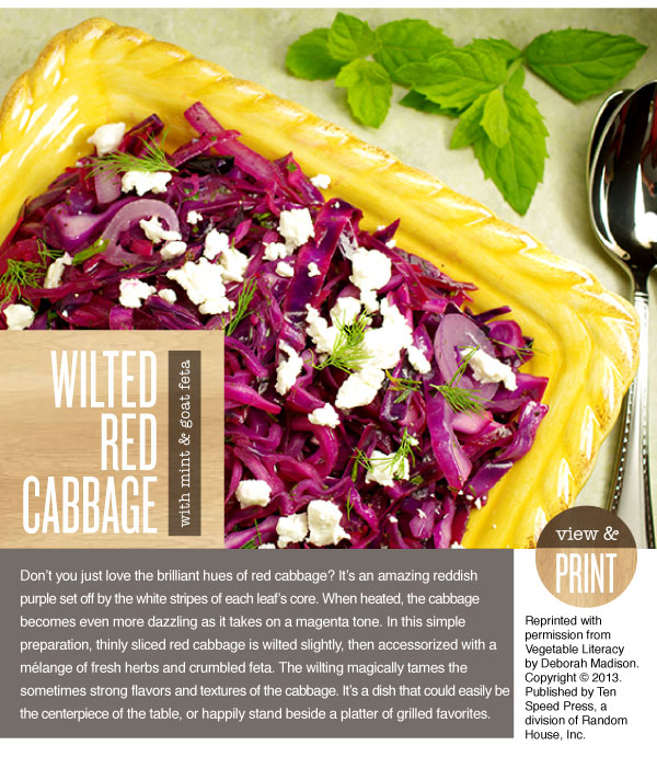 RECIPE: WIlted Red Cabbage