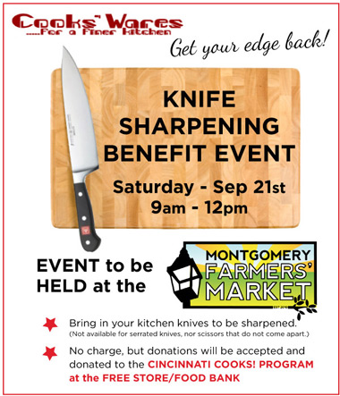 Knife Sharpening Benefit