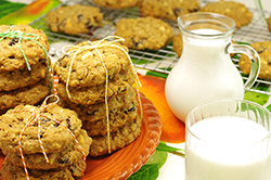 White Chocolate-Cherry Oatmeal Cookies