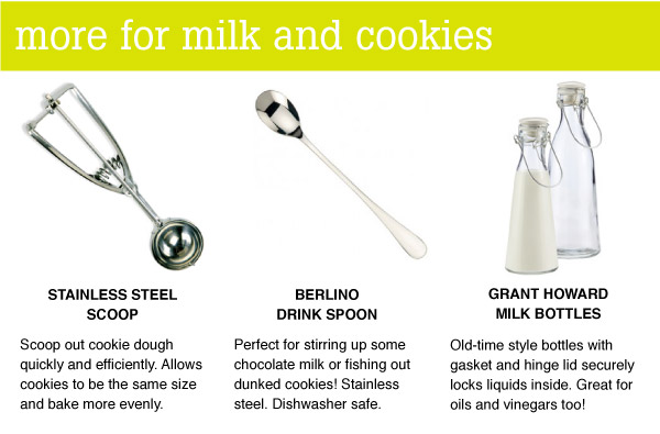 more for milk and cookies