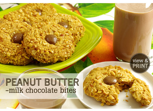 RECIPE: Peanut Butter MIlk Chocolate Bites