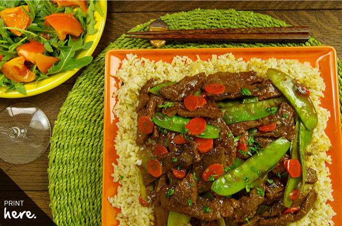 Spicy Orange Beef Stir-Fry