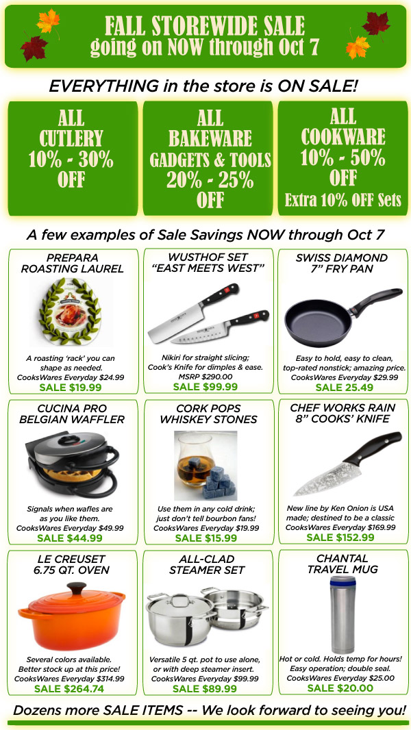 Fall Sale