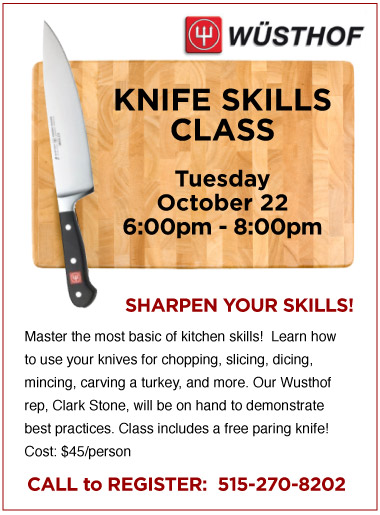 Knife Skills Class