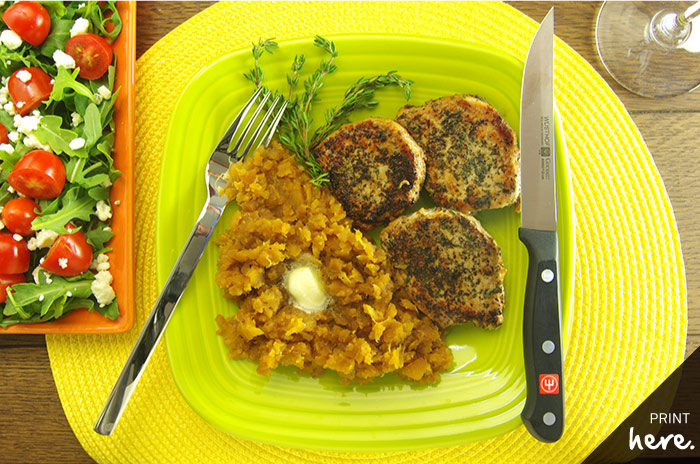 Thyme-Dusted Pork Medallions