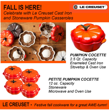 Le Creuset Pumpkins