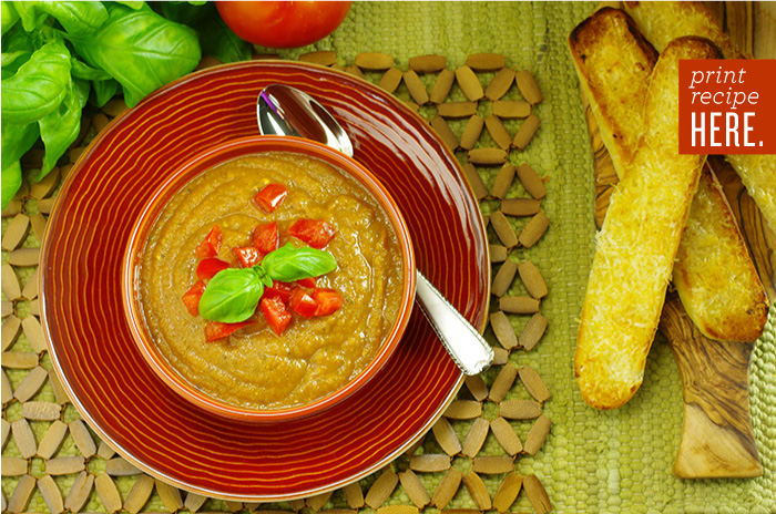 Eggplant Parmesan Soup