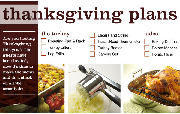 Thanksgiving Plans