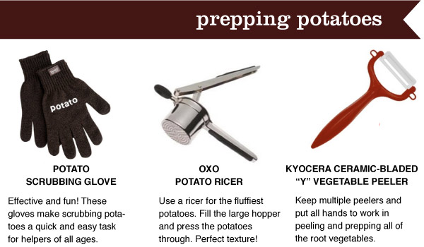 Potatoes Prep Tools