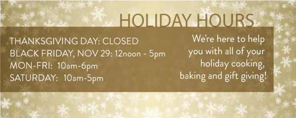 Holiday Hours