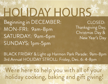 Holiday Hours