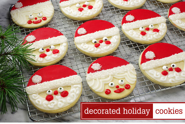 Decorated Holiday Cookies