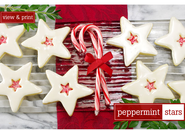 RECIPE: Peppermint Stars