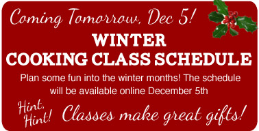 Winter Class Schedule