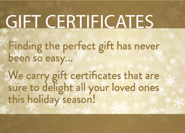 Gift Certificates