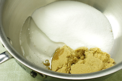 Sugars in Pan