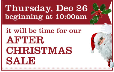 After Xmas Sale