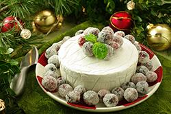 Candied Cranberries with Brie