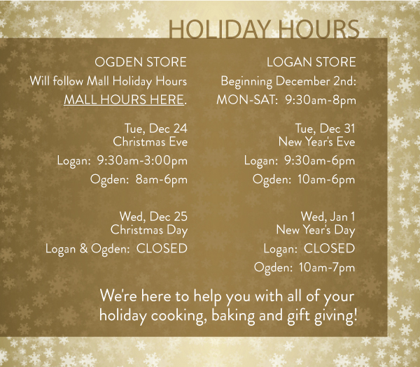 Holiday Hours