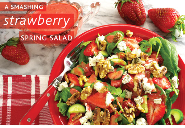 A Smashing Strawberry Spring Salad