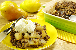 Pear Walnut Crumble
