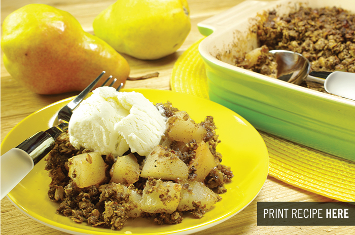 Pear-Walnut Crumble