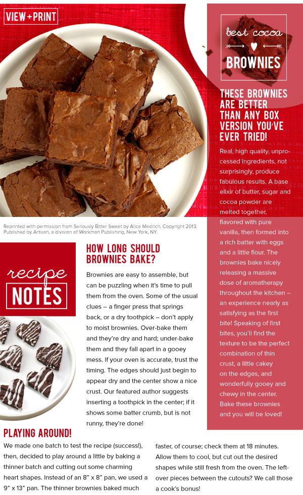 RECIPE: Best Cocoa Brownies
