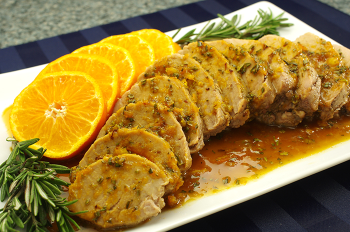 Roast Pork Tenderloin with Orange and Rosemary