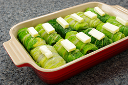 Butter on Cabbage Rolls