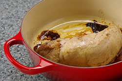 Tenderloin in Roasting Pan