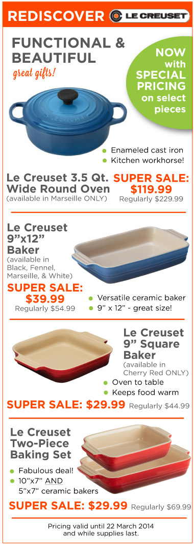 Le Creuset Sale