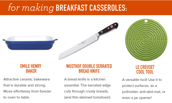 For Making Breakfast Casseroles