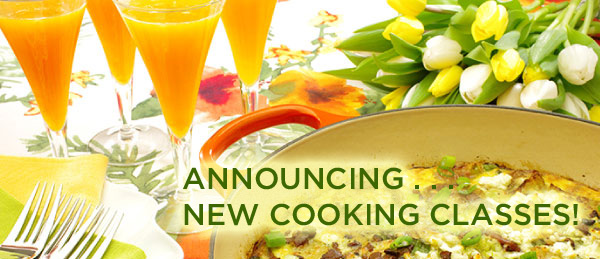 Announcing New Cooking Classes