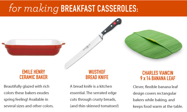 For Making Breakfast Casseroles