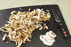 Slicing Mushrooms