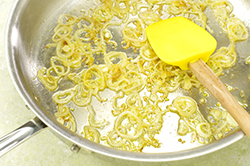 Sauteing Shallots