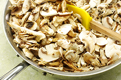 Sauteing Mushrooms